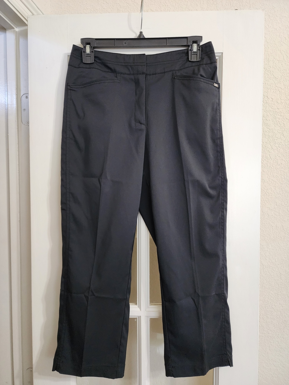 Tail Classic Golf Capri Pants Black Stretch Pockets UPF Women's Size 2